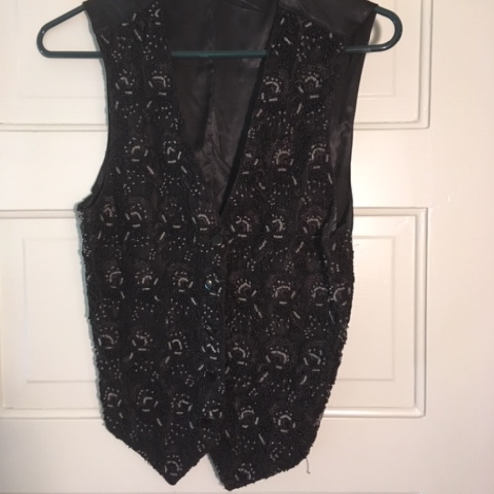 Hand beaded vest